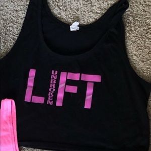 Unbroken Lifter Crops. Black available. Pink sold.